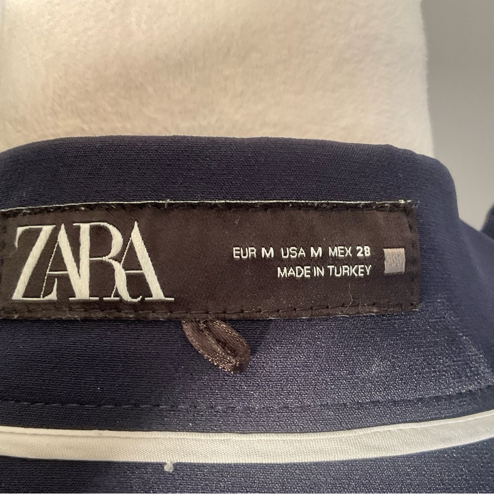 Zara Zip Front Colorblock Track Jacket Size Medium - Picture 3 of 16
